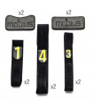 CORREAS DE RECAMBIO PARA RODILLERAS MOBIUS X8
