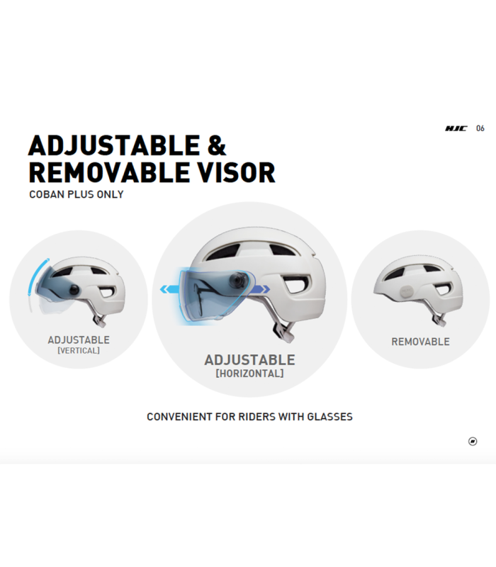 CASCO HJC COBAN PLUS (PALE JADE MATE)