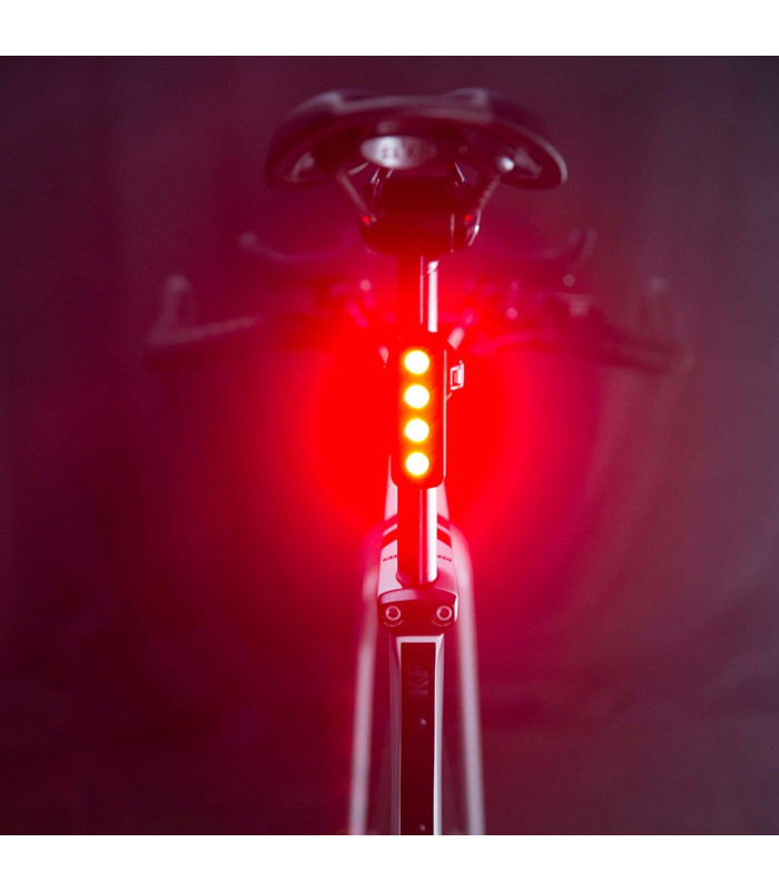 LUZ TRASERA KNOG BLINDER MOB FOUR EYES V (ROJO)