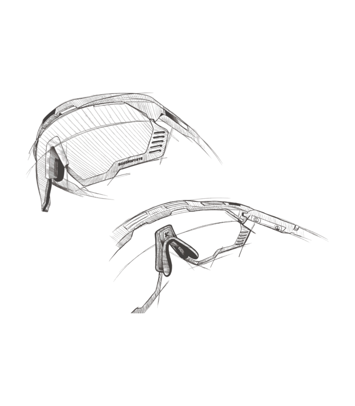 GAFAS SCICON AEROSHADE KUNKEN AMARILLO NEÓN (LENTE MULTIESPEJO AZUL)