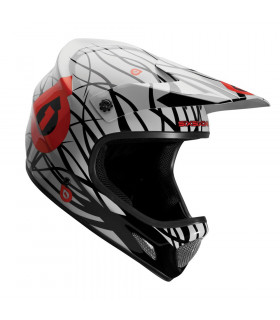 SIXSIXONE EVO WIRED BLACK/RED HELMET (SIZE: XL)