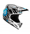 SIXSIXONE EVO WIRED BLACK/CYAN HELMET (SIZE: XL)