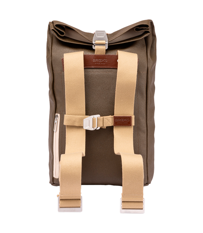 BROOKS PICKWICK COTTON CANVAS 12L BACKPACK (MOSS)