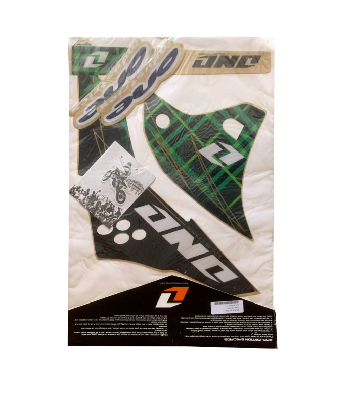 KIT ADHESIVOS ONE INDUSTRIES PLAID KAWASAKI KX 250 F (2006-2008)