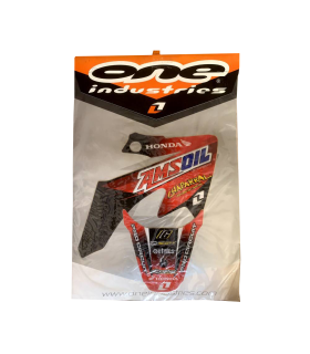 KIT ADHESIVOS + FUNDA ASIENTO ONE INDUSTRIES FACTORY HONDA CRF 50 (2004-2007)