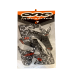 ONE INDUSTRIES TATOO BLACK GRAPHICS KIT + SEAT COVER HONDA CRF 50 (2004-2007)