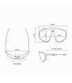 SCICON AEROSCOPE REPLACEMENT FRAME (FLUO YELLOW)