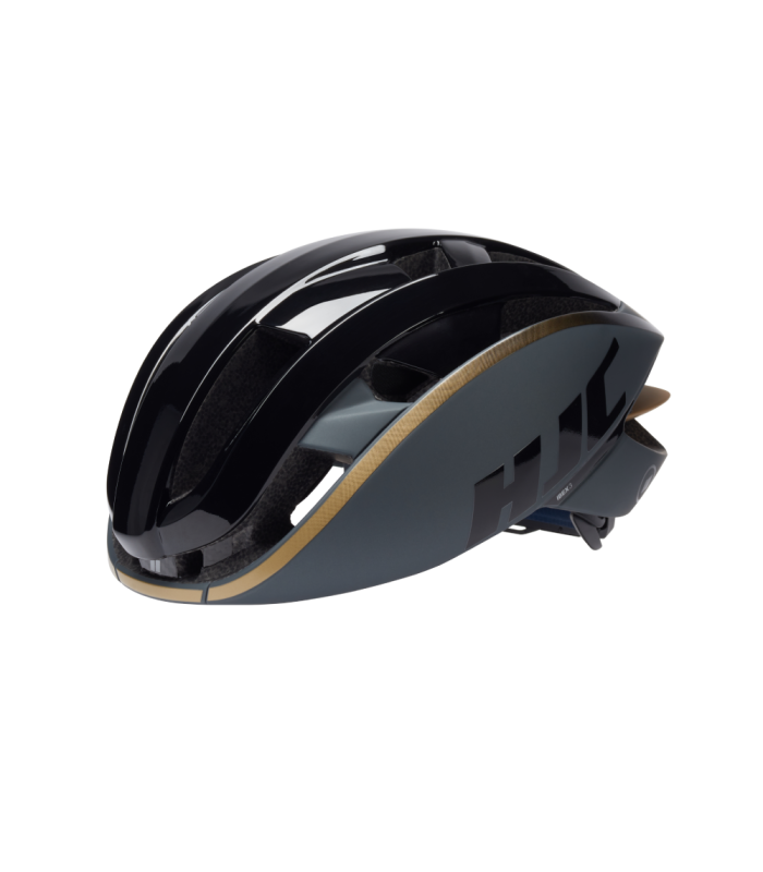 CASCO HJC IBEX 3 (NEGRO-DORADO MATE/BRILLANTE)