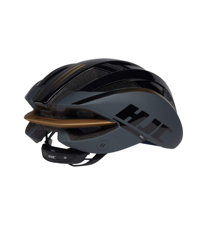 CASCO HJC IBEX 3 (NEGRO-DORADO MATE/BRILLANTE)