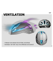 HJC FURION 3 HELMET (MATT BEIGE-PURPLE)