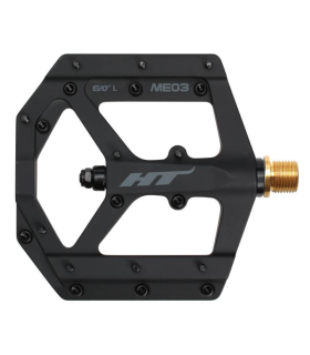 HT ME03T TITANIUM SPINDLE PEDALS (STEALTH BLACK)