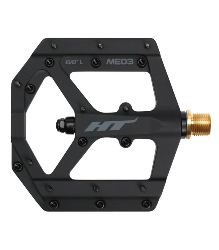 HT ME03T TITANIUM SPINDLE PEDALS (STEALTH BLACK)