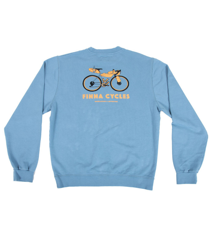 SUDADERA FINNA x WOHO BIKEPACKING (AZUL)