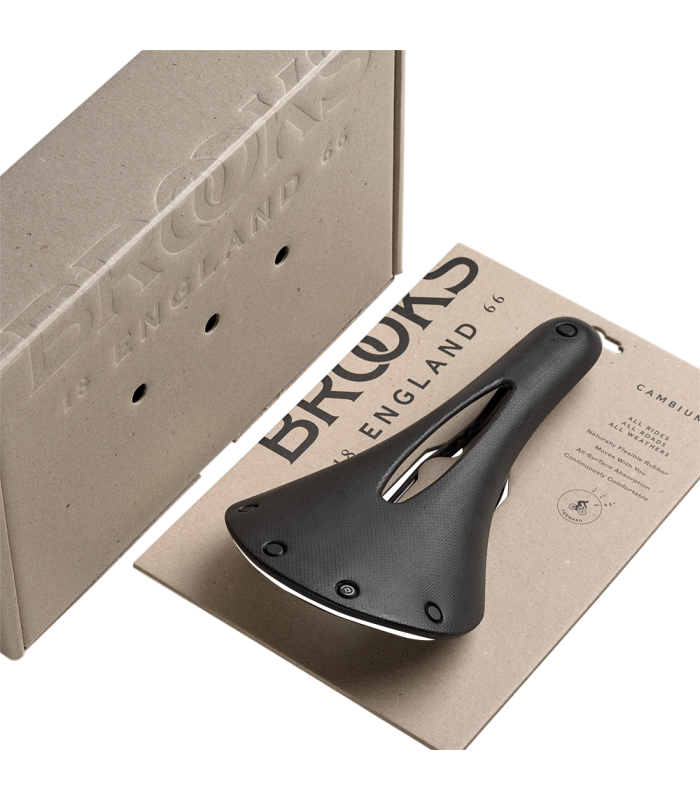 BROOKS CAMBIUM C13 145 CARVED SADDLE (BLACK)