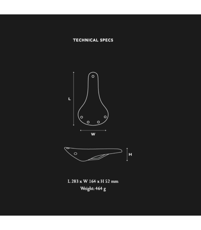 BROOKS CAMBIUM C17 SADDLE WITH HANDLE (BLACK)