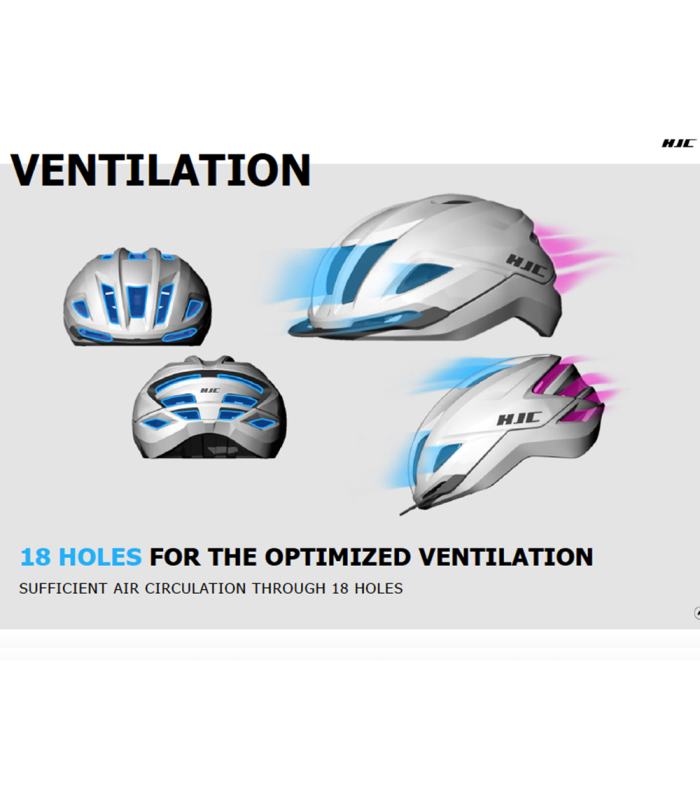 HJC CROSSER HELMET (WHITE)