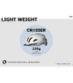 HJC CROSSER HELMET (GLOSS BRICK/CITY)