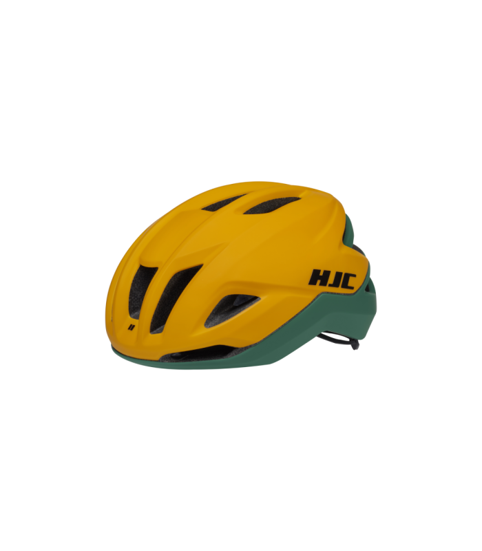 HJC CROSSER HELMET (MATTE YELLOW/GREEN)