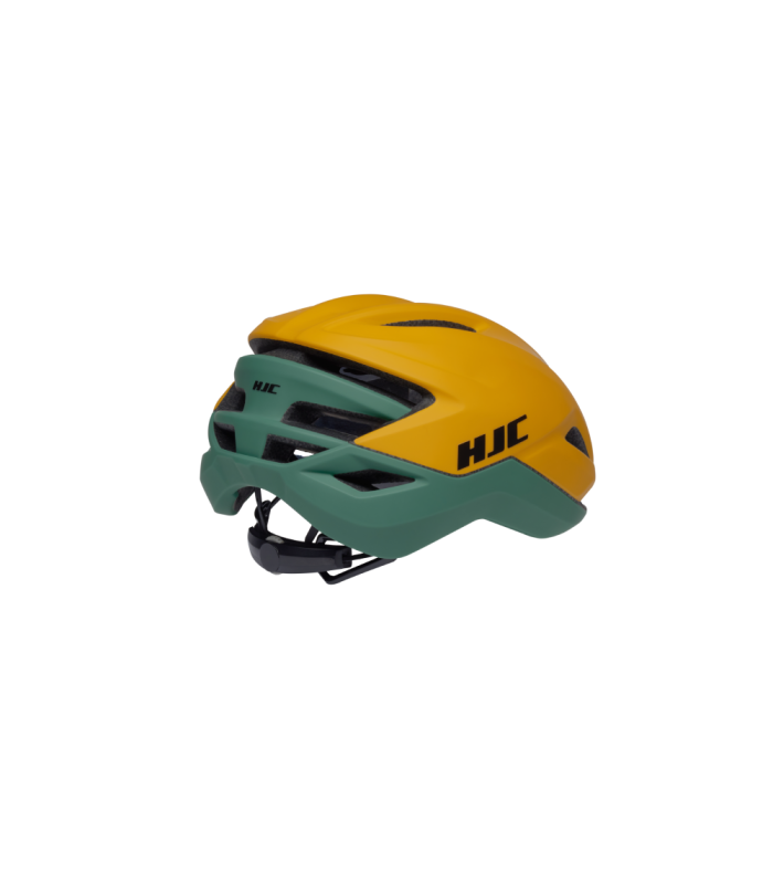CASCO HJC CROSSER (AMARILLO/VERDE MATE)
