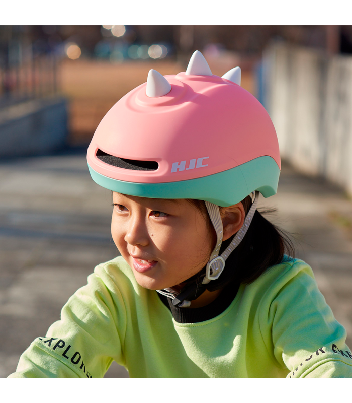 CASCO INFANTIL HJC GLEO (AZUL/BLANCO MATE)