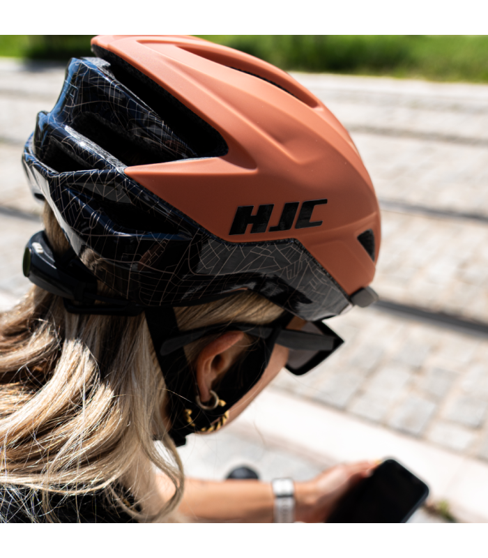 HJC CROSSER HELMET (GLOSS BRICK/CITY)