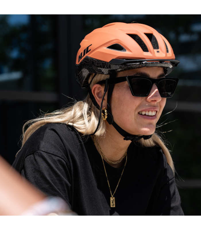 HJC CROSSER HELMET (GLOSS BRICK/CITY)