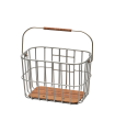 CANASTA DE ALUMINIO BROOKS HOXTON (PLATA)