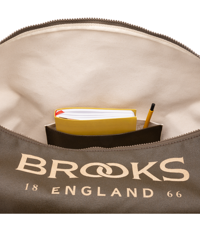 BROOKS CLAPHAM 26 L TOTE BAG (MOSS)