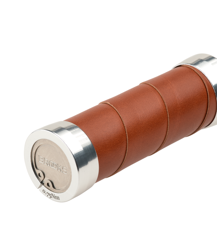 BROOKS SLENDER LEATHER GRIPS (HONEY/100 MM-100 MM)