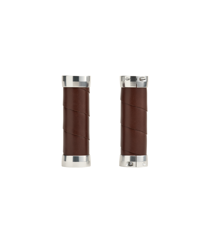 BROOKS SLENDER LEATHER GRIPS (BROWN/100 MM-100 MM)