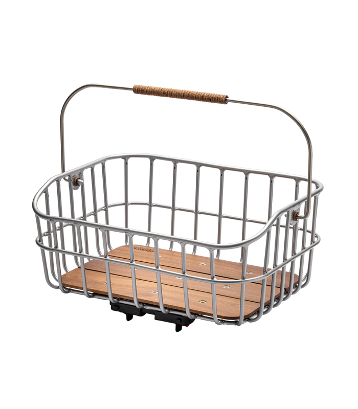 CANASTA DE ALUMINIO BROOKS PECKHAM (PLATA)