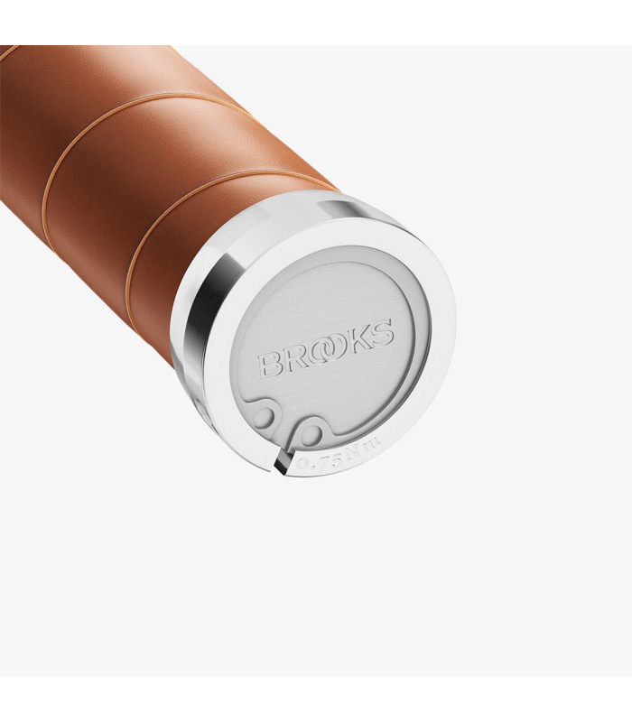 BROOKS SLENDER LEATHER GRIPS (HONEY/100 MM-100 MM)