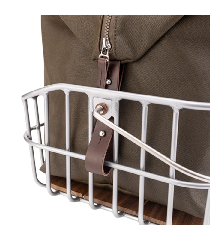 CANASTA DE ALUMINIO BROOKS PECKHAM (PLATA)