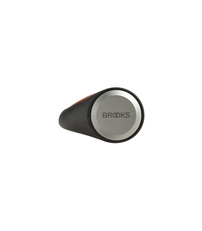 PUÑOS ERGONÓMICOS PIEL BROOKS (MIEL/130 MM-100 MM)