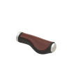 BROOKS ERGONOMIC LEATHER GRIPS (BROWN/130 MM-130 MM)
