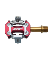 HT M2 TITANIUM SPINDLE CROSS COUNTRY PEDALS (RED)