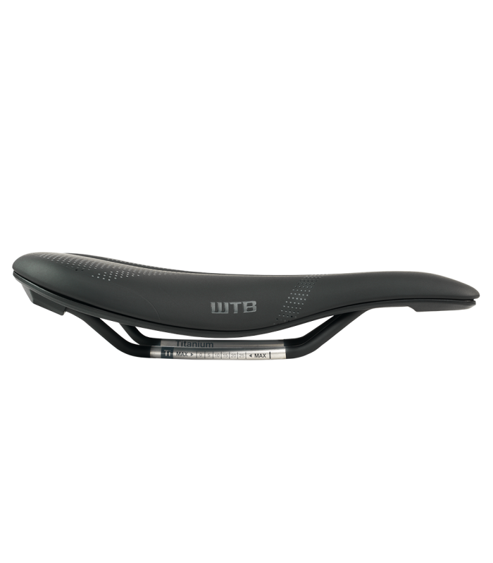 WTB SILVERADO 265 TITANIUM MEDIUM FUSION FORM SADDLE (BLACK)