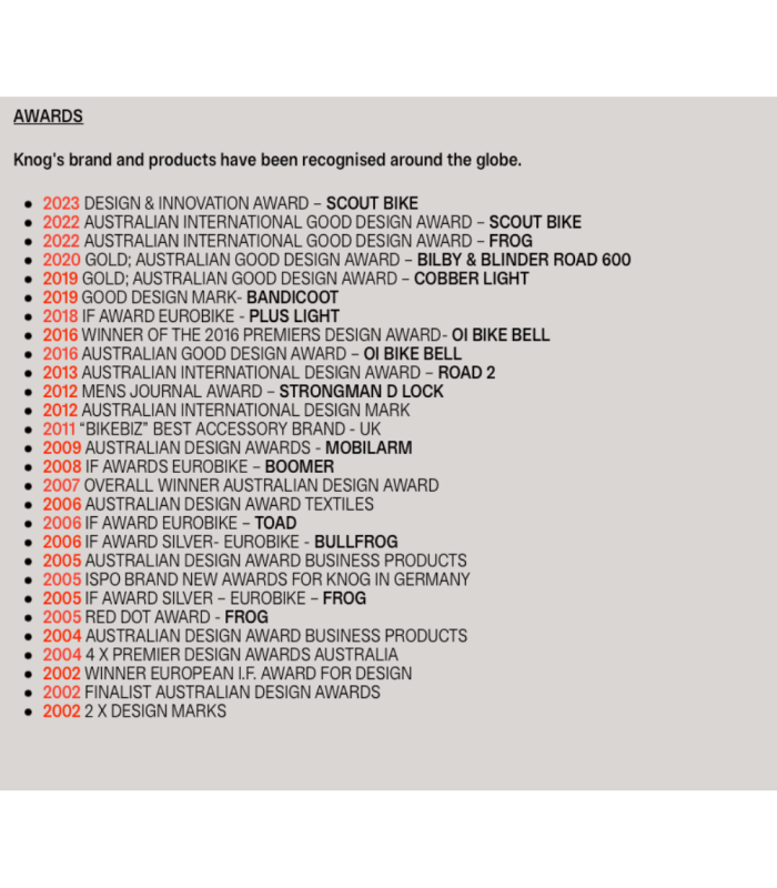 TIMBRE KNOG OI CLASSIC GRANDE LIMITED EDITION
