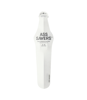 ASS SAVERS REGULAR REAR MUDGUARD (WHITE)