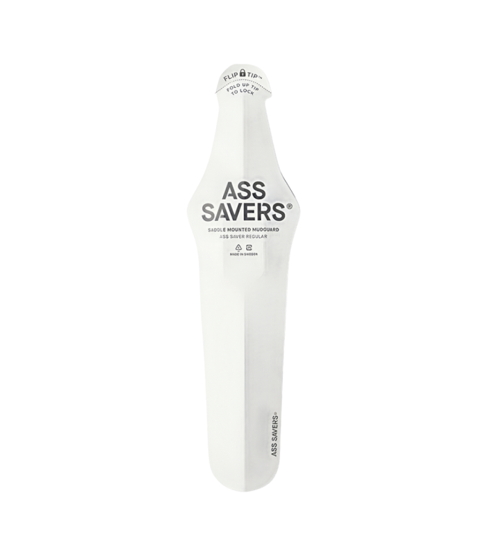 ASS SAVERS REGULAR REAR MUDGUARD (WHITE)
