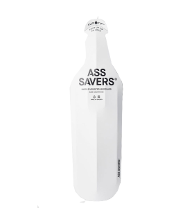 ASS SAVERS BIG SADDLE MUDGUARD (WHITE)