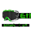 ETHEN ARES WHITE GOGGLES (MIRROR BLACK LENS)