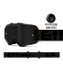 ETHEN ARES BLACK GOGGLES (MIRROR BLACK LENS)