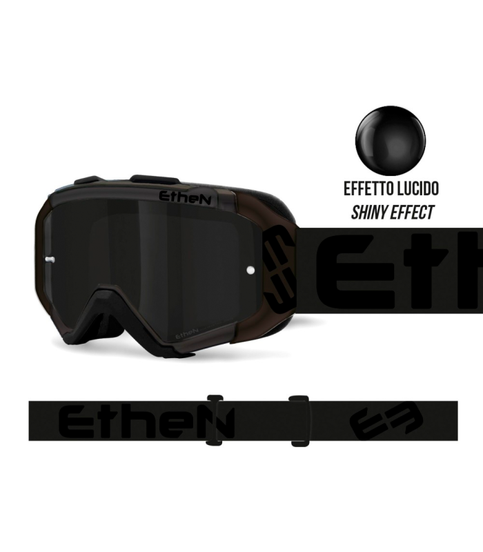 ETHEN ARES BLACK GOGGLES (MIRROR BLACK LENS)
