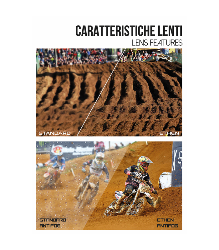 MÁSCARA ETHEN 05R ROJA (LENTE ESPEJO ROJA)