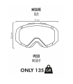 ETHEN 05R RED GOGGLES (MIRROR BLUE LENS)