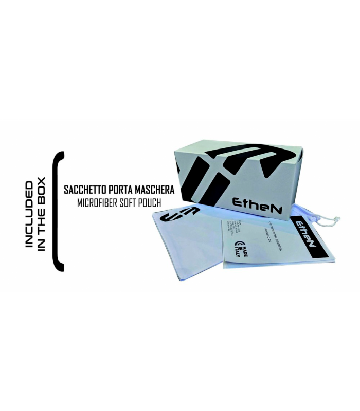 ETHEN 05 PRIMIS WHITE-BLACK GOGGLES (CLEAR LENS)