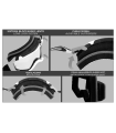 ETHEN 05 PRIMIS WHITE-RED GOGGLES (CLEAR LENS)