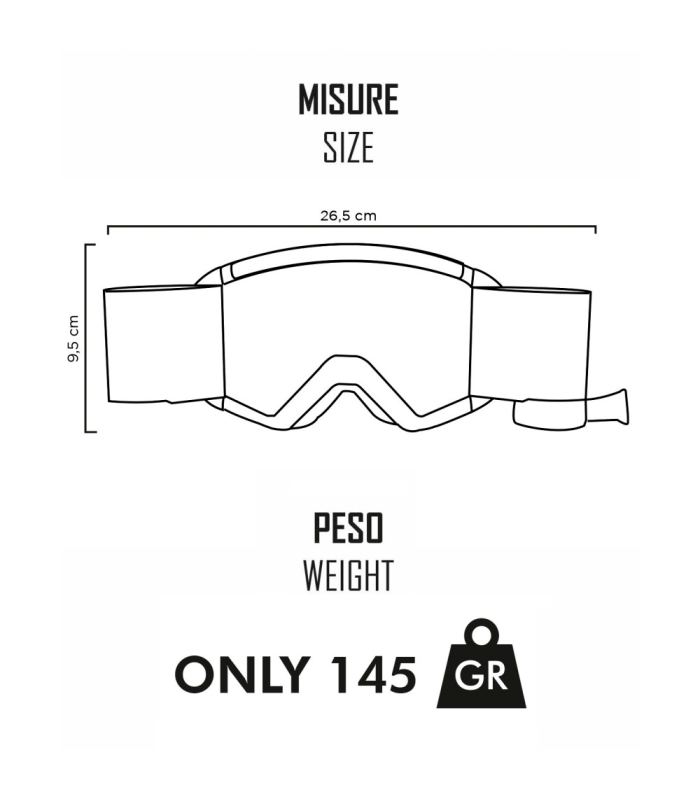 ETHEN 05 PRIMIS MUD 40 MM ROLL OFF BACK GOGGLES (CLEAR LENS)
