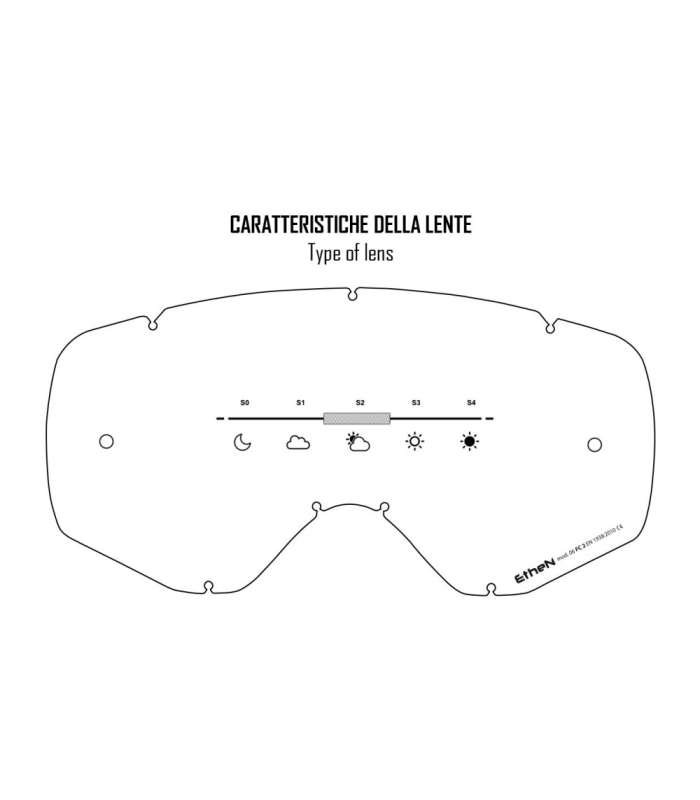 ETHEN 06 EVOLUTION TOP YELLOW GOGGLES (YELLOW MIRROR LENS)
